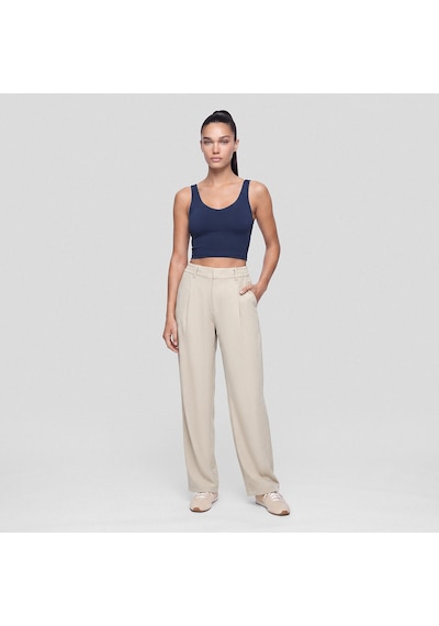Qua Home Amara Kadın Wide Leg Pantolon Taş Çok Renkli