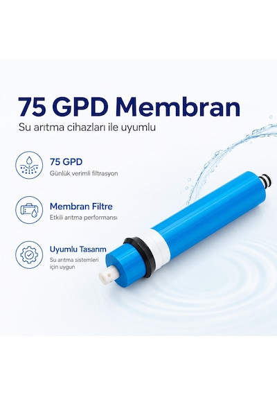 75 Gpd Su Arıtma Membran Filtresi 508505001