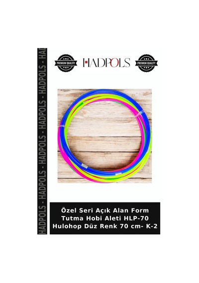 Özel Seri Açık Alan Form Tutma Hobi Aleti Hlp-70 Hulohop Düz Renk 70 Cm- K-2