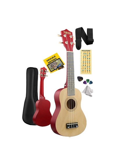 Ukx-233nt Naturel Concert Ukulele Askı Çanta Metod Pena Genel