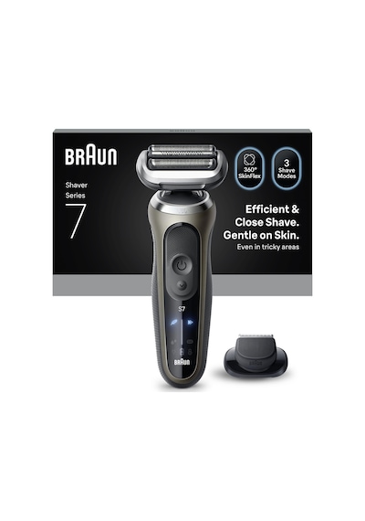 Braun Series 7 Elektrikli Tıraş Makinesi, Islak Ve Kuru, Hassas Düzeltici Başlık, 72-c1200s 1 Saat