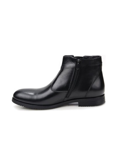 Pierre Cardin 1196063 Hakiki Deri Erkek Klasik Günlük Bot Siyah