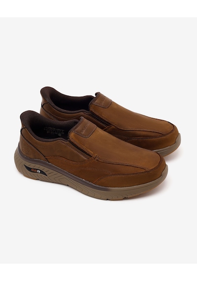 Skechers Arch Fıt Crosser Erkek Kahverengi Günlük Ayakkabı 205869 Cdb
