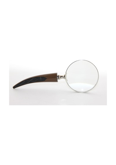 2 Adet Büyüteç Kemik Saplı El Tipi 20x18 Cm Okuma İnceleme İçin Magnifier Magnifying Glass