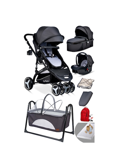 Baby Home Yeni Ekonomi Paket 8 In 1 945 Travel Sistem Bebek Arabası 340 Anne Yanı Bebek Sepeti Beşik