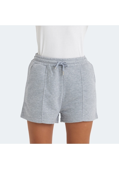 Slazenger VIXI Kadın Cepli Gri Şort