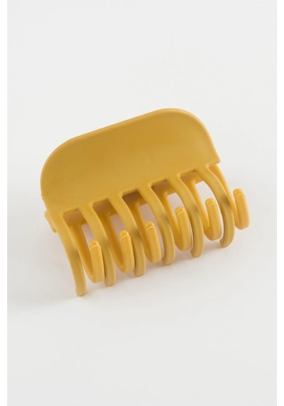 Düz Renkli Mandal Toka 6 Cm Sarı