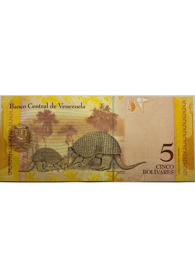 Emir Collectıon Venezuela 2007 Yılı 5 Bolivares Çil Unc Koleksiyon Para