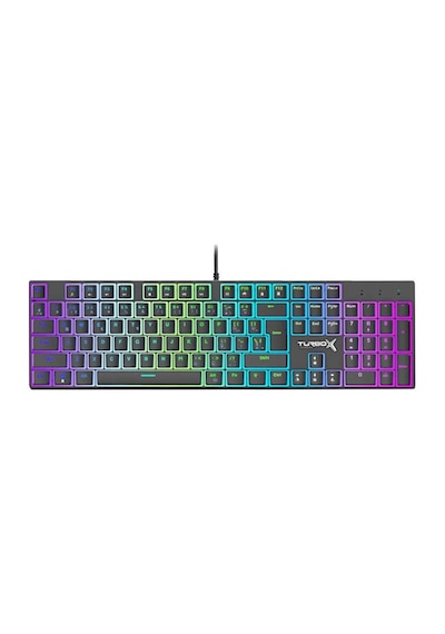 Turbox TR-MK10PD Pudding Mavi Switch USB Kablolu RGB Oyuncu Mekanik Klavye