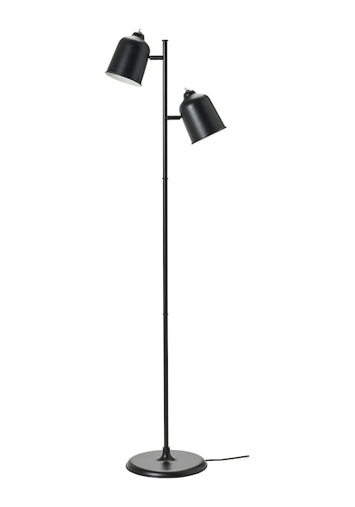 Ikea Antrasit Şık Lambader - Yer Ve Okuma Lambası