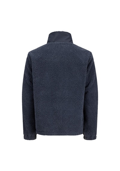 Jack & Jones Jjesoho Erkek Teddy Peluş Ceket Günlük Rahat Lacivert