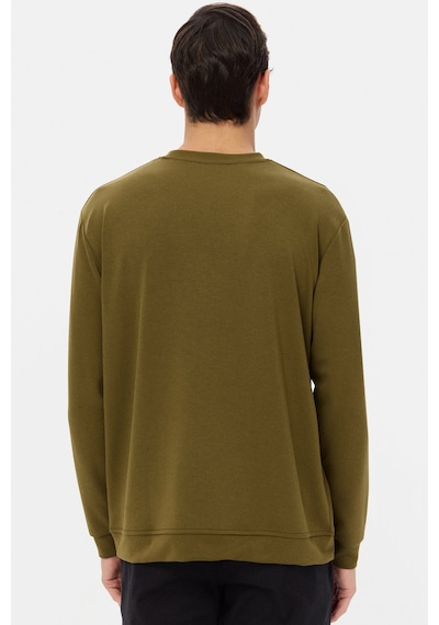 D'S Damat Ds Damat Regular Fit Haki Düz Sweatshirt 5hce26172205m H01