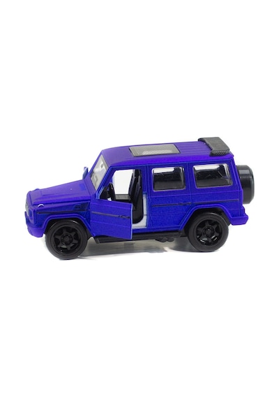 Metal Mercedes G63 Çek Bırak Model Araba Mavi Işıklı 12 Cm