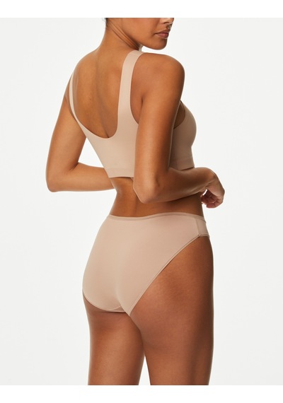 Marks & Spencer 5'li Dikişsiz High Leg Külot Seti T61004100 Bej