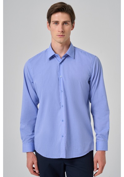 Morven Erkek Mavi Trend Regular Fit Gömlek 26mc004010300 Mavi