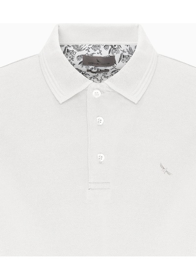 Altınyıldız Collectıon Erkek Beyaz Slim Fit Dar Kesim Polo Yaka %100 Pamuk Kısa Kollu Tişört