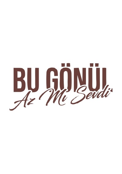 Bu Gönül Az Mı Sevdi Araba Sticker 17x17 Cm Kahverengi