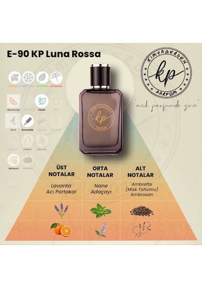 KP E-90 Erkek Parfüm EDP 50 ML
