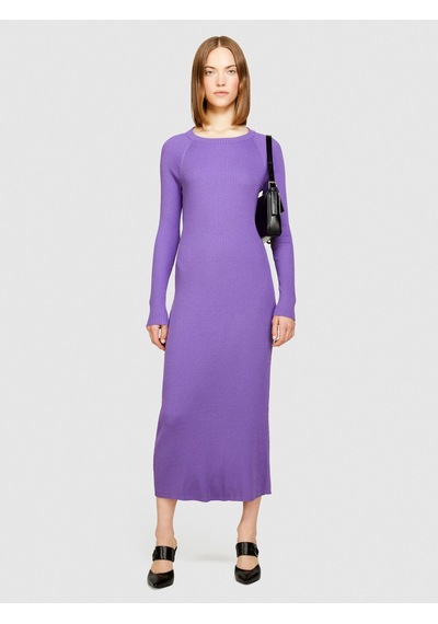 Sisley Viskoz Karışımlı Geniş Yaka Reglan Kol Uzun Elbise Kadın 3m1 Elbise - 324p1b7ymv00m M