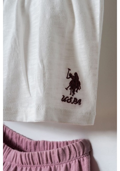 U.S. Polo Assn. U.s. Polo Assn Kız Bebek 2'li Takım Lila-2522