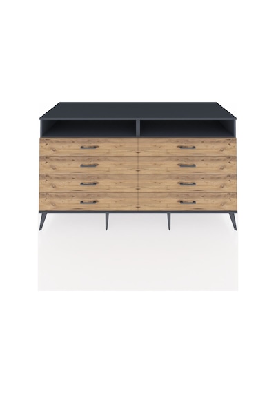 Kronos Konsol 2 Raflı 8 Çekmeceli 176x59x99 Antrasit-antrasit/ça Antrasit-antrasit/çam Kronos Konsol 2 Raflı 8 Çekmeceli 176x59x99 Antrasit-antrasit/ça Antrasit-antrasit/çam