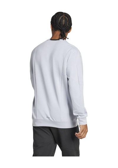 Halsıl Adidas Erkek Günlük Kapşonlu Eşofman Üstü D4t Crew Sweats Jp0927 Gri
