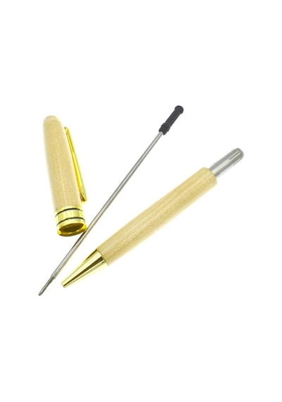 Akça Ağaç Tükenmez Kalem 0.5mm Siyah Mürekkep Akıcı Bir Yazı için