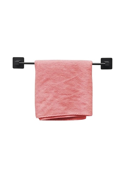 Plastik Havluluk Yapışkanlı Siyah Banyo Lavabo Mutfak Uzun Kağıt Bez Havlu Askısı Kağıtlık 39 Cm Diğer