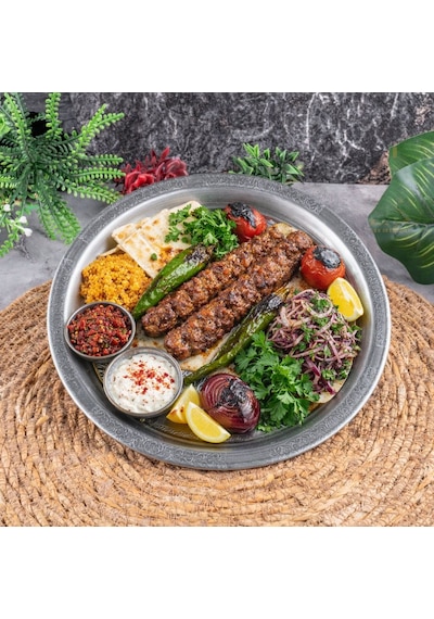 20 Cm Servis Sunum Tepsisi 430 Kalite Krom Çelik Fırına Uygun, Kararma Yapmaz, Meze Kebap Kahve Sunumluk Gri