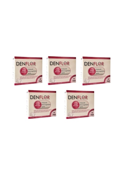 Denflor Probiyotik 10 Saşe - 5'li Paket