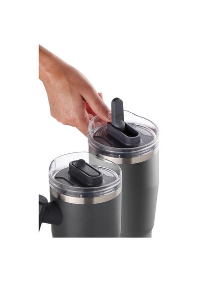 Fika Lumi Döner Kulplu Termos 950 Ml - Antrasit-7573 Gri