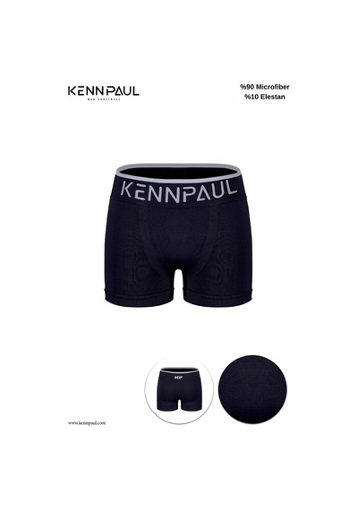 Kennpaul Mikro Kumaş Erkek Boxer Serin, Hafif Ve Esnek Konfor Lacivert