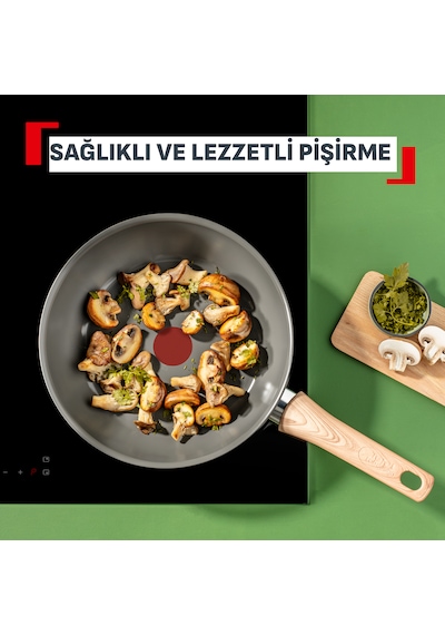 Tefal Renew Wok Tava - 28 Cm Gri