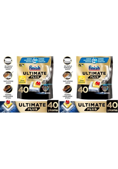 Ultimate Plus Limon 40'li 2 Paketi