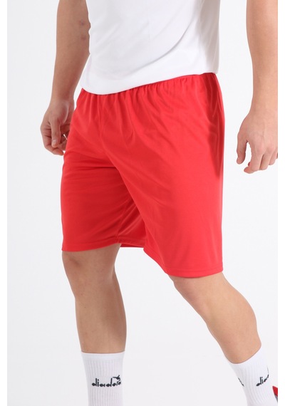 Diadora Düz  Kırmızı Antrenman - Spor Şort - DDANT-SORT