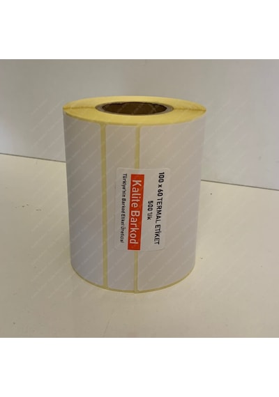 Barkod Etiket Eco Termal 100X60 - Rulo Etiket 500'lük