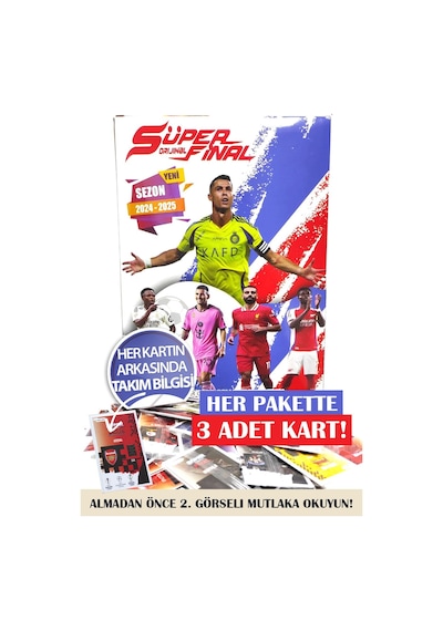 2025 Süper Final Mekanik Adamlar Özel Seri Futbolcu Kartları Toplam 450 Kart 150 Paket Ve Kutulu