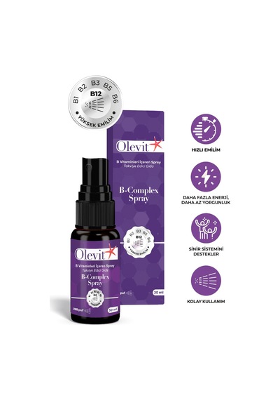 Olevit B 12 Vitamin Complex Spray 30 ML Olevit B 12 Vitamin Complex Spray 30 ML