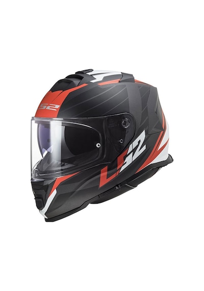 Ls2 Storm Kask Nerve Mat Siyah Kırmızı