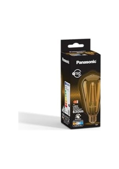 E27 Dim Edilebilir Filaman St64 Lamba 7w 630lm 2000k Gold