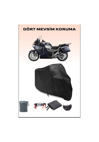 Siyah Bmw K 1300 Gt Uyumlu Motorsiklet Branda, Motor Örtüsü