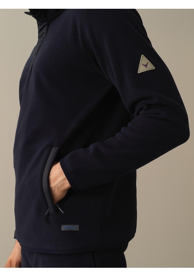 Xint Lacivert Regular Fit Dik Yaka Polar Sweatshirt 300276