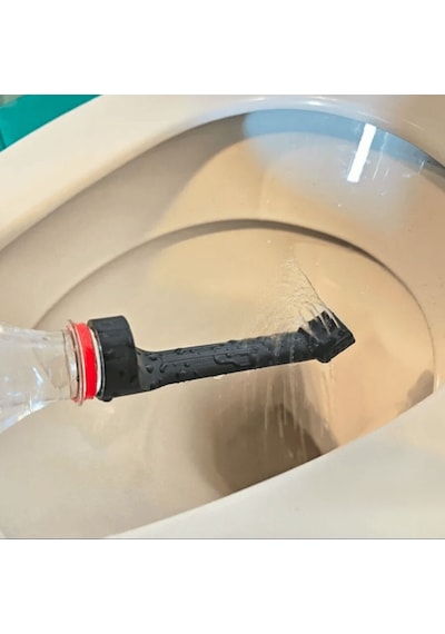 Mizaku Taşınabilir Tuvalet Duşu Taharet Musluğu Portatif Bidet Beyaz