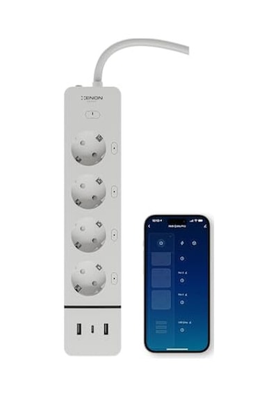 Xenon Smart Akıllı Çoklu Priz Wi-fi 4 Ac Çıkışlı 2 Usb-a Ve 1 Usb-c Portlu 7in1 180 Cm Kablo Google Home Ve Alexa Uyumlu Mobil Uygulama Kontrollü 3680w Güç Kapasiteli X7087