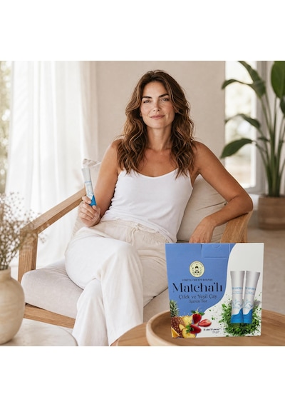 Premium Çilek Aromalı Detox Burner Form Maça Çayı 2 Kutu - 60 Adet Giritli Metin Efendi