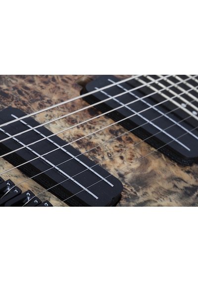 Schecter Reaper-7 Multiscale 7 Telli Elektro Gitar (Charcoalburst)
