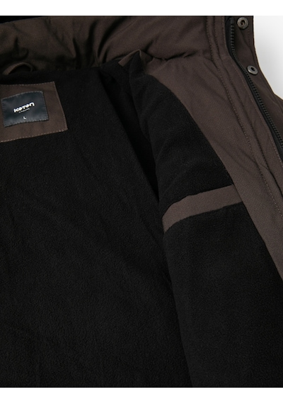 Koton Anorak Mont Kapşonlu Cep Detaylı Fermuarlı Kahverengi 4wam00022hw Kahve