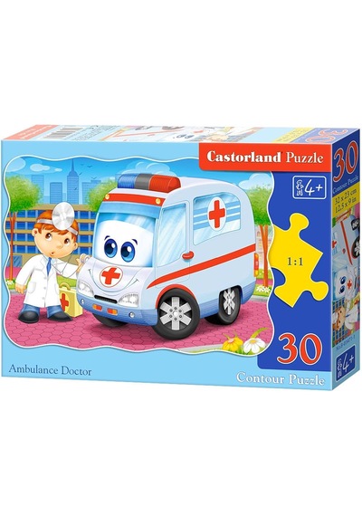Castorland 30 Parça Ambulans Puzzle