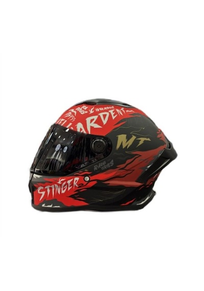 Mt Helmets Stinger 2 Ardent Mat B5 Şeffaf Vizörlü Kask Mat Kırmızı