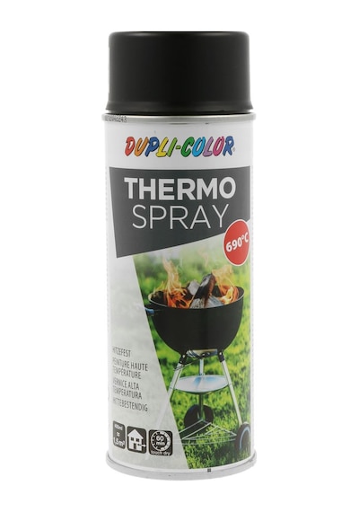 Dupli-color Thermo-spray Black 690 C 400 Ml Isıya Dayanıklı Sprey Boya Siyah